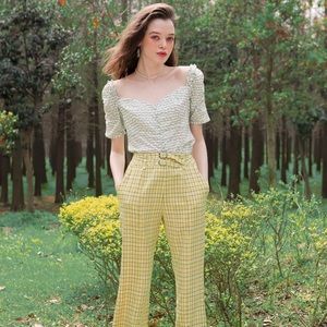 Lemon Top - Petite Studio XS NWT